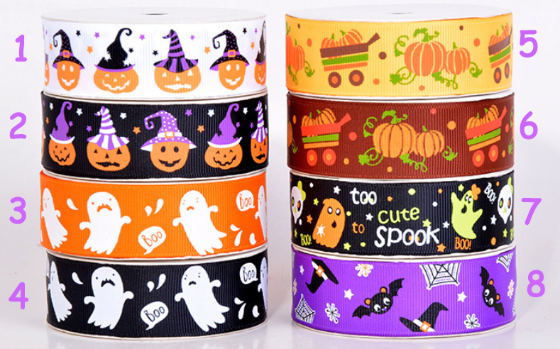 Halloween printed Ribbon