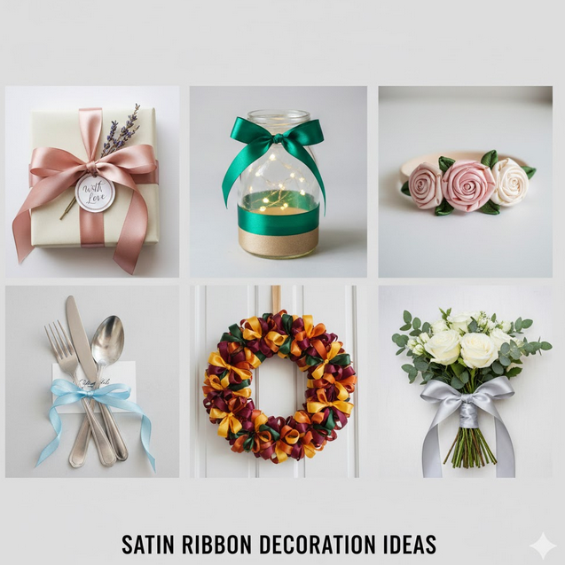 Satin Ribbon Decoration Ideas