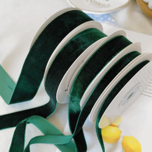 green velvet ribbon