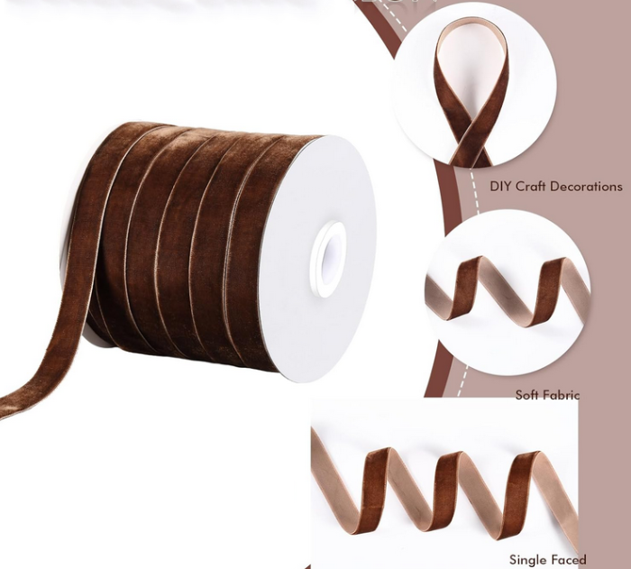 velvet ribbon brown