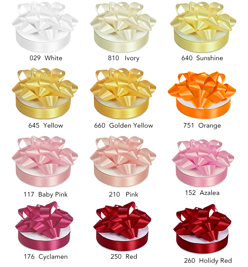 colorful acetate ribbon